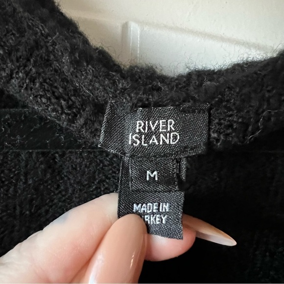 River Island Wool Hoodie shrug and tank top sweater set - Picture 3 of 7